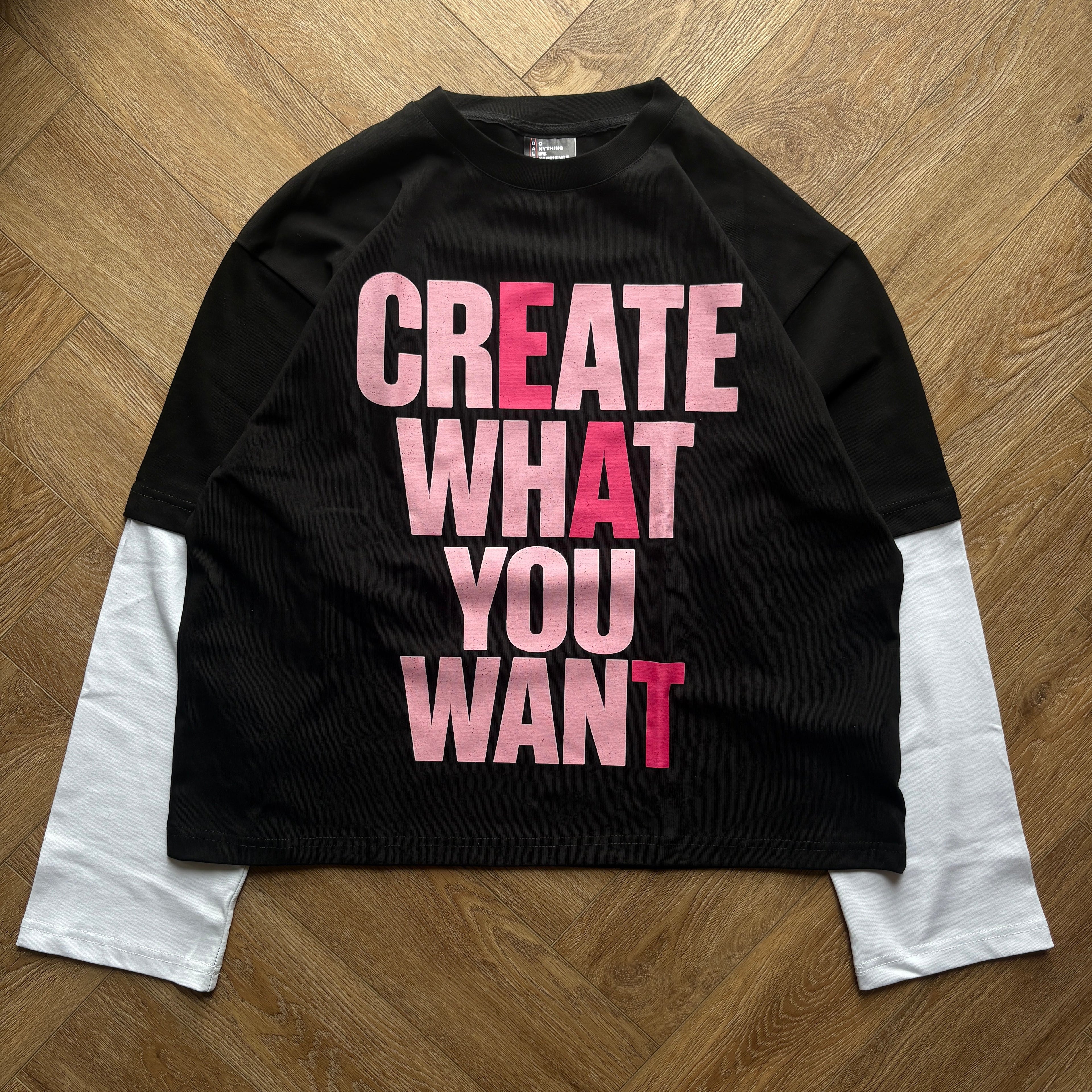 Black double longsleeve create