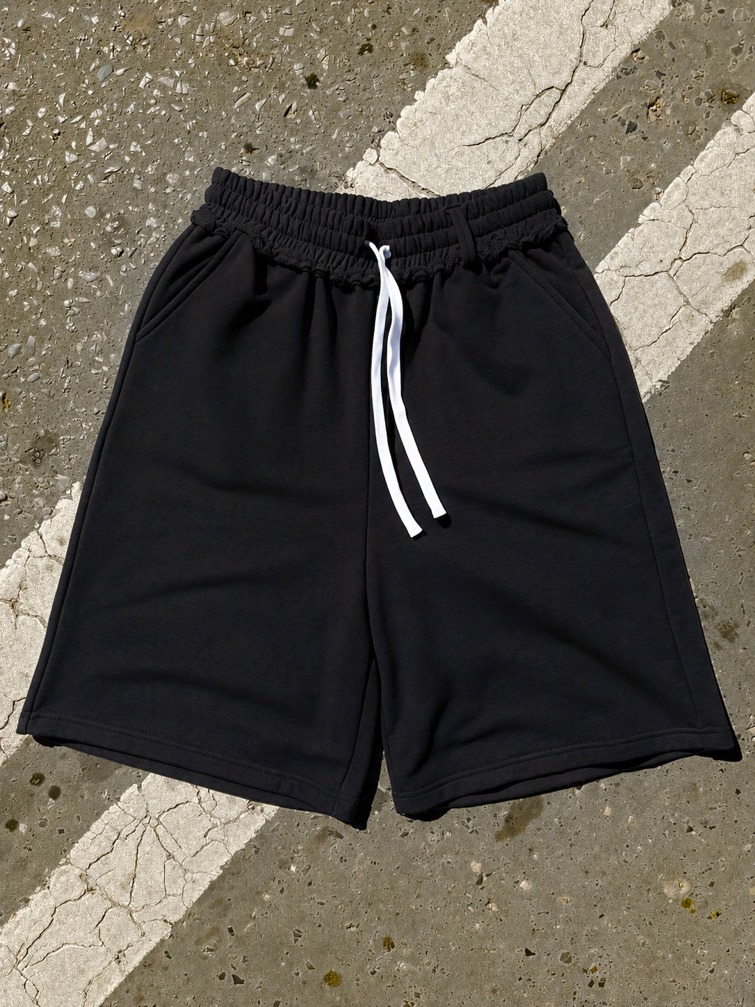 Black Basic Shorts