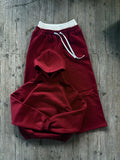 Burgundowy set dresowy boxy